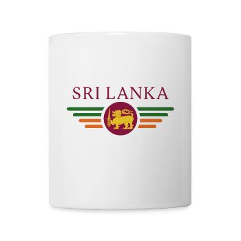 J’aime le Sri Lanka, T-shirt design de style élégance - Mug blanc - blanc - Devant