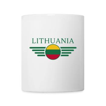 I Love Lithuania, Elegance Style Design T-Shirt - Mug - white - Front