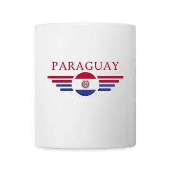 J’aime le Paraguay, T-shirt design de style élégance - Mug blanc - blanc - Devant