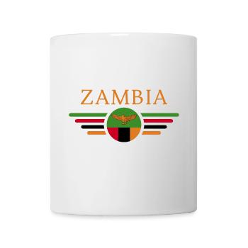 Ich liebe Sambia, Eleganz Stil Design T-Shirt - Tasse - Weiß - Vorne