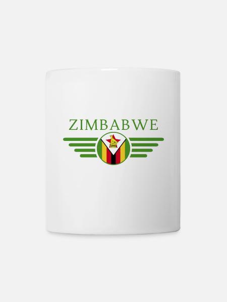 I Love Zimbabwe, Elegance Style Design T-Shirt - Mug - white