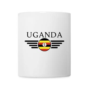 I Love Uganda, Elegance Style Design T-Shirt - Mug - white - Front