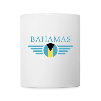 Ich liebe Bahamas, Eleganz Stil Design T-Shirt - Tasse - Weiß - Vorne