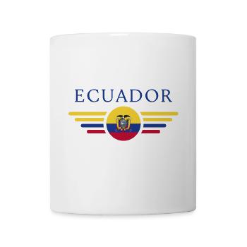 Ich liebe Ecuador Design T-Shirt - Tasse - Weiß - Vorne