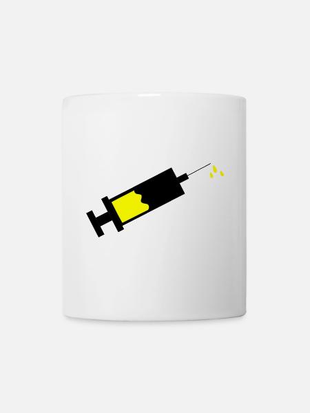 Spritze Arzt Ärztin Geschenk Krankenschwester - Tasse - Weiß