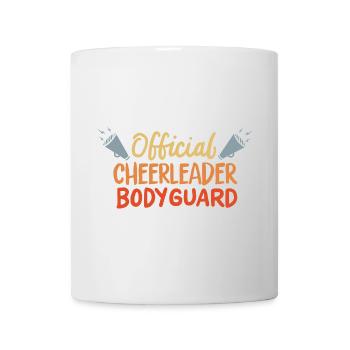 Offizieller Cheerleader Bodyguard - Tasse - Weiß - Vorne
