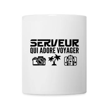 Reisende & Kellner: Leidenschaft & Entdeckung - Tasse - Weiß - Vorne
