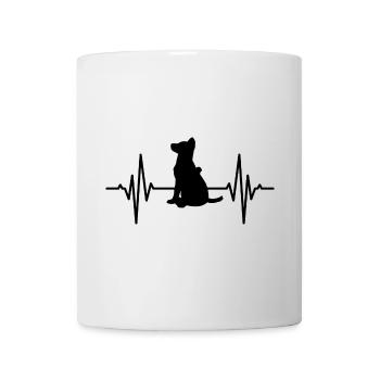 Deutscher Schäferhund Herzschlag - Tasse - Weiß - Vorne
