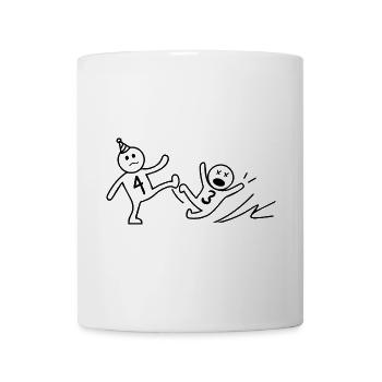 4th anniversary gift Funny 4 Years Old Birthday - Mug - white - Front