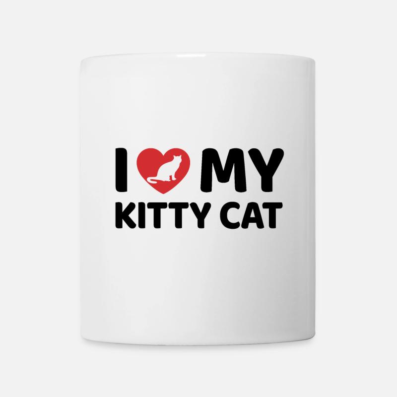 I Love my Kitty Cat - Mug - white