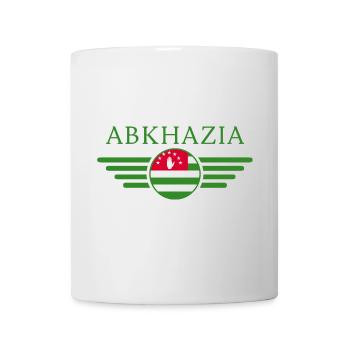 J’aime l’Abkhazie, T-shirt design de style élégance - Mug blanc - blanc - Devant