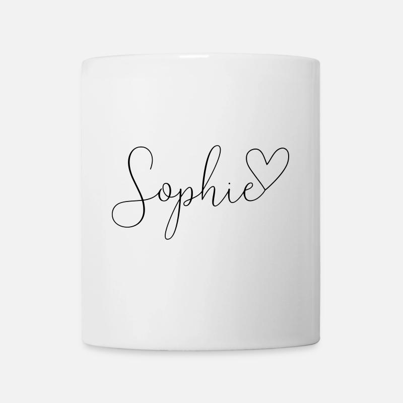 Sophie Nom Prénom Fille - Mug blanc - blanc