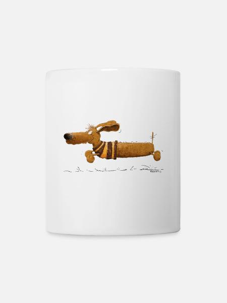 Running Dachshund I Dachshund I Dachshund I Dog - Mug - white