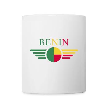 I Love Benin, Elegance Style Design T-Shirt - Mug - white - Front
