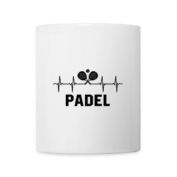 Heartbeat Padel - Mug - white - Front