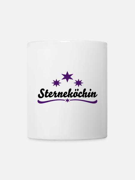 Tablier de cuisine chef étoilé - Mug blanc - blanc