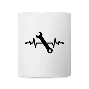 Gift idea craft open-end wrench - Mug - white - Front