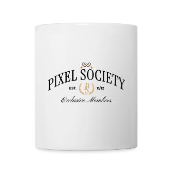 Pixel Society - Vintage Gaming Mode - Tasse - Weiß - Vorne