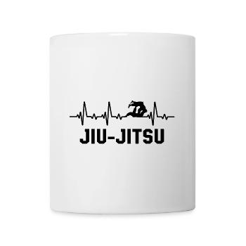 Brazilian Jiu Jitsu T-Shirt BJJ Shirt Jujitsu - Mug - white - Front