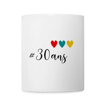 30. 30 YEARS. 30th ANNIVERSARY. 30 YEARS ANNIVERSARY. - Mug - white - Front