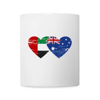 United Arab Emirates Australia Flag - Mug - white - Front