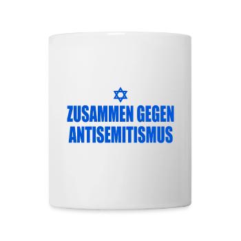 zusammen gegen antisemitismus - Tasse - Weiß - Vorne