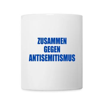 zusammen gegen antisemitismus - Tasse - Weiß - Vorne