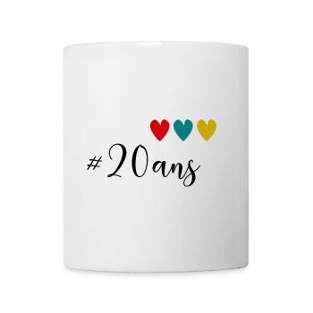 20. 20 YEARS. 20th ANNIVERSARY. 20 YEARS ANNIVERSARY. - Mug - white - Front