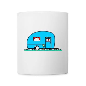 CAMPING. LAGER. ICH KANN NICHT. HUMOR. FEIERTAG - Tasse - Weiß - Vorne