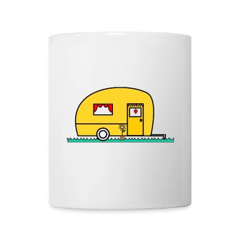 CAMPING. LAGER. ICH KANN NICHT. HUMOR. FEIERTAG - Tasse - Weiß - Vorne