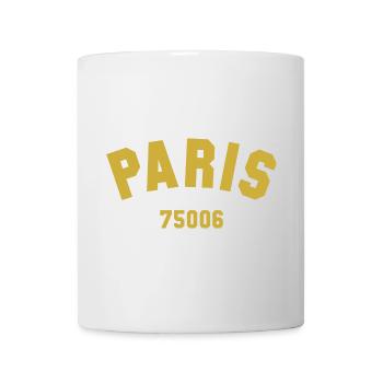 6e arrondissement de PARIS - Mug blanc - blanc - Devant