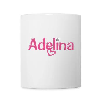 Adelina Name Ballonschrift - Tasse - Weiß - Vorne