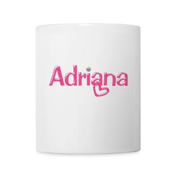 Adriana Name Ballonschrift - Tasse - Weiß - Vorne