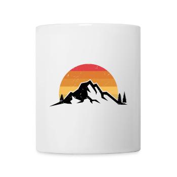 Sunset Ridge Silhouette - Mug - white - Front