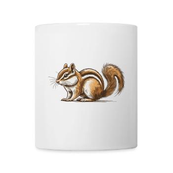 Streifenhörnchen - Tasse - Weiß - Vorne