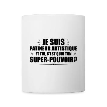 Figure skater. What's your superpower? - Mug - white - Front