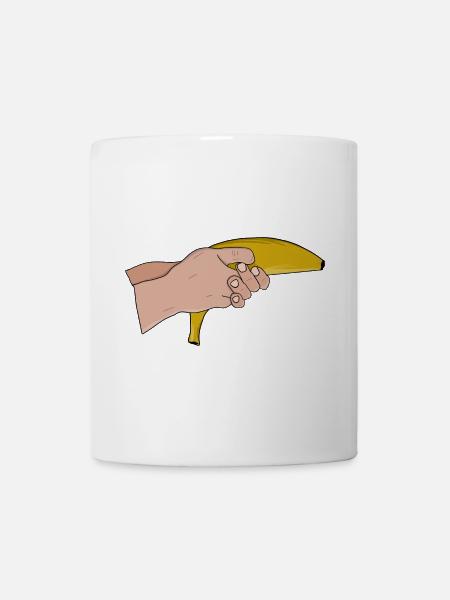 Tödliche Banane - Tasse - Weiß