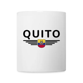 Quito Équateur Fans T-Shirt Design - Mug blanc - blanc - Devant