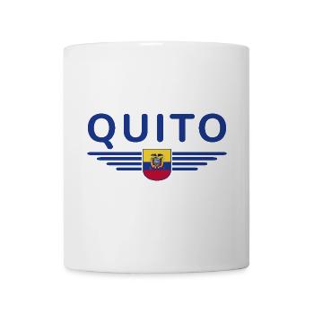 Quito Ecuador Fans T-Shirt Design - Mug - white - Front