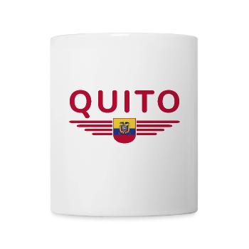 Quito Ecuador Fans T-Shirt Design - Mug - white - Front