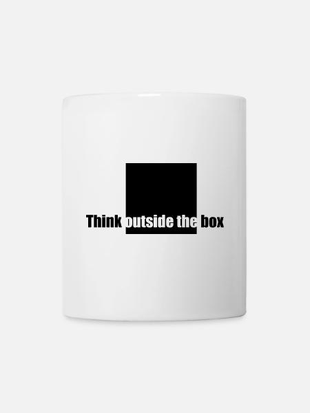 Think Outside The Box - Tasse - Weiß
