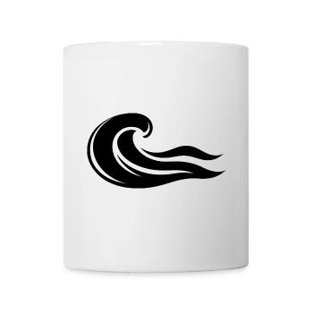 Erlebe die Kraft der Welle! - Tasse - Weiß - Vorne