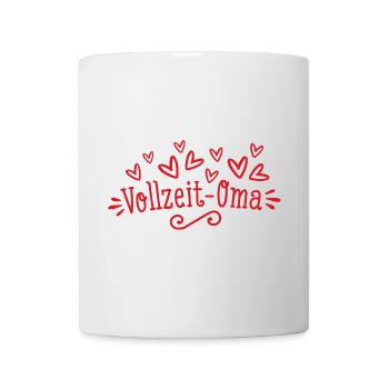 Vollzeit-Oma - Tasse - Weiß - Vorne