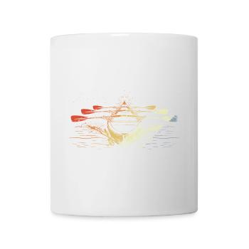 Rameur de course look vintage - Mug blanc - blanc - Devant