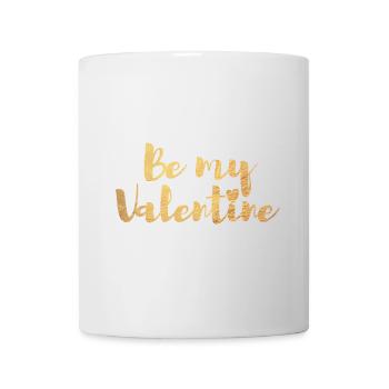 Be my Valentine Valentine's Day Love Heart I love you - Mug - white - Front