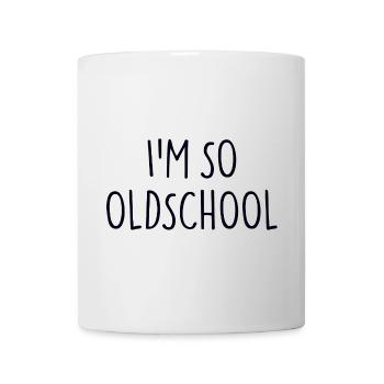 JE SUIS TELLEMENT OLDSCHOOL - Mug blanc - blanc - Devant