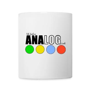 ANALOGisch - Tasse - Weiß - Vorne
