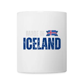 Fabriqué en Islande, fierté islandaise - Mug blanc - blanc - Devant