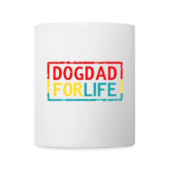 Chien papa pour la vie - Mug blanc - blanc - Devant