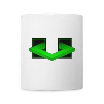 Geometrische Illusion - Tasse - Weiß - Vorne